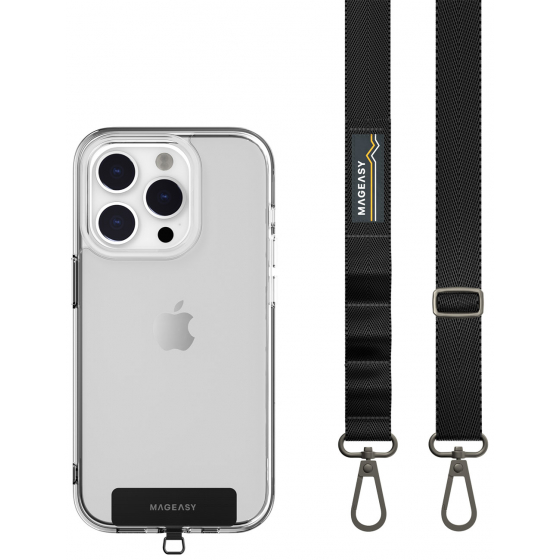 SwitchEasy Universal Strap / Support All Phones / Adjustable Length / Black