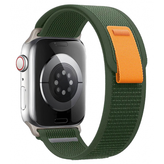 Apple Watch Ultra 974Bands Trail Loop Strap / 49 mm / Olive Green