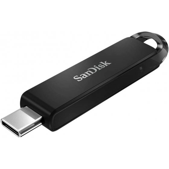 فلاش SanDisk سعة 256GB / مدخل USB تايب سي / اسود