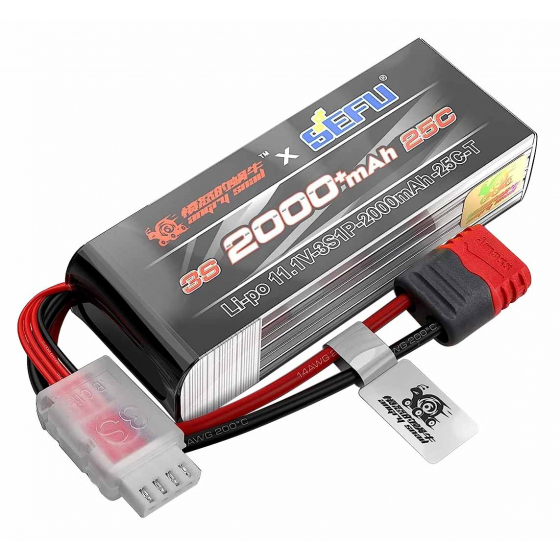 MJX Battery for Electric Hyper Go Cars / 2000 mAh / Compatible With 14209 & 14210 / Type 3S 