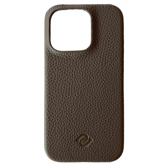 Glance Lumina Case for iPhone 15 Pro / MagSafe Compatible / Drop Resistant / Gray Leather