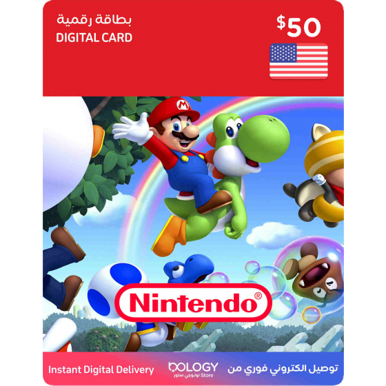 Nintendo eShop / 50 USD / Digital Card