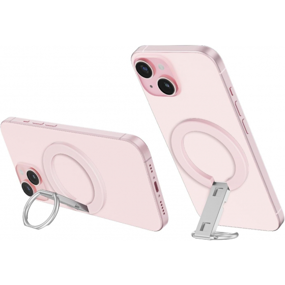 AmazingThing Titan Mag iPhone Grip + Stand / Supports MagSafe / Pink