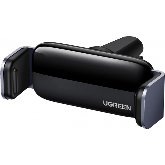 UGreen Phone Stand / Attaches to Car Air Vent / Rotates 360 Degrees / Black