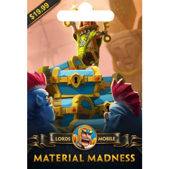 Lords Mobile Material Madness Card