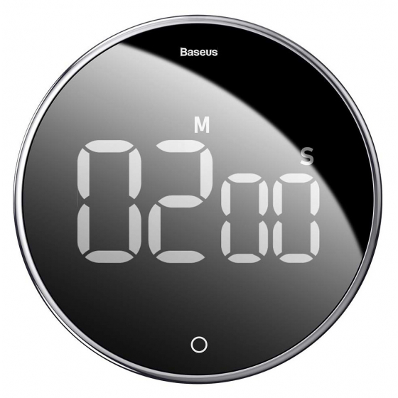 Baseus Electric Timer / With LCD Display Screen / Battery-operated / Grey