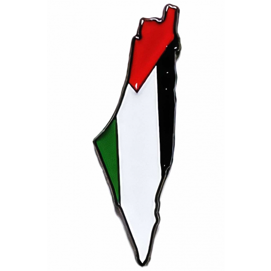 Sada Metal sticker / Palestine Map