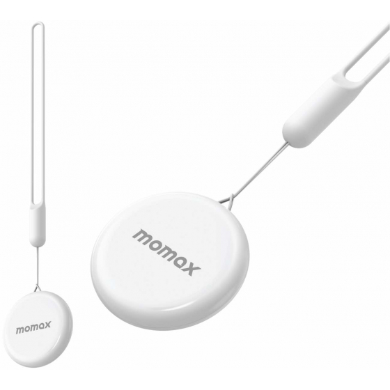 Momax Pinpop Tracker / Supports Apple Find My / Waterproof / White