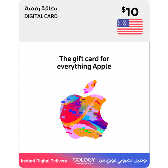 Apple Gift Card US / 10 USD / Digital Card 