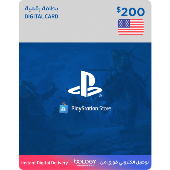 Playstation USA Store / 200 USD Digital Card