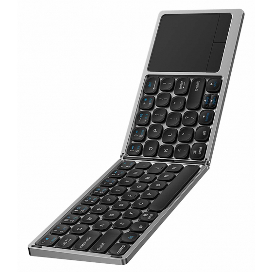 WiWU Foldable Keyboard / Battery Powered / Slim & Lightweight / Gray
