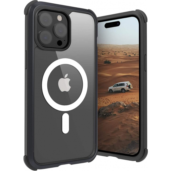 MagEasy ODYSSEY case for iPhone 14 Pro Max / Drop-resistant / MagSafe / aluminum frame