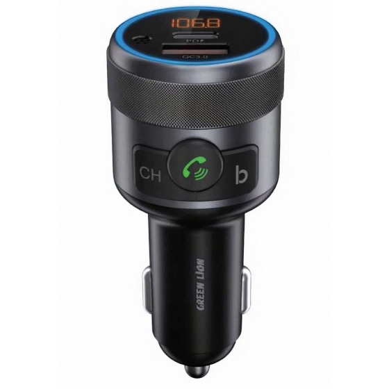 Green Car Charger / Adds Bluetooth to the Car / 42W