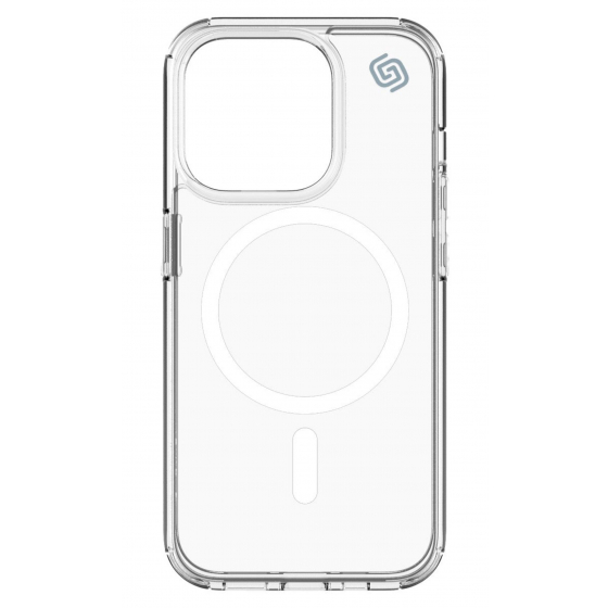 Grip2u Base Case for iPhone 15 Pro / Transparent / Drop Protection / MagSafe Compatible