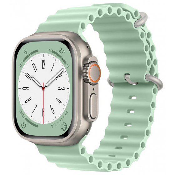 Apple Watch Ultra 974Bands Ocean Band Strap / 49 mm / Green Tea