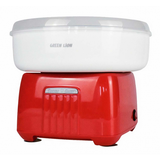 Green Cotton Candy Maker / Easy to Use / 500 Watt Power / White & Red