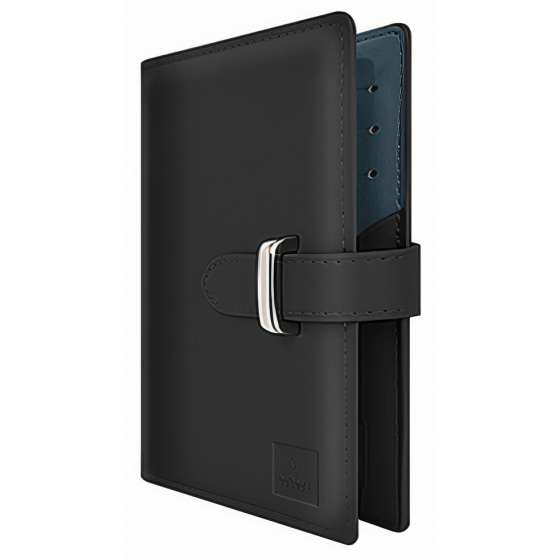 WiWU Ambassador Passport Wallet / RFID Protection Feature / Stylish Design / Black