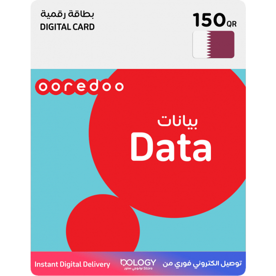 Ooredoo Data 150 QAR / Digital Card