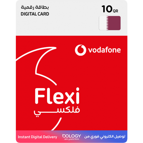 Vodafone Flexi 10 QAR / Digital Card