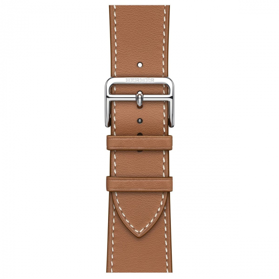 Apple Watch Hermes Strap / 40 - 41 mm / Leather Brown Single Tour