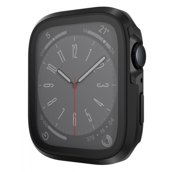 SwitchEasy Modern Hybrid Apple Watch Case / Drop Resistant / 41mm / Midnight Black