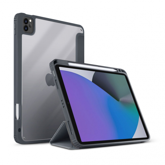 UNIQ Moven Case for iPad Pro 11 inch 2022 and 2021 Model / Built in Stand / Grey