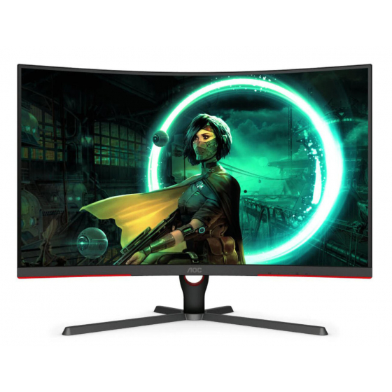 AOC Gaming Monitor / 32 Inch / Curved Screen / 1080P Resolution / 165Hz Refresh Rate