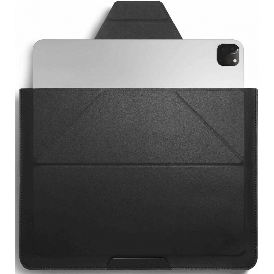 MOFT iPad Bag / Supports 12.9 inch iPad Pro / Transforms To A Stand / Black Leather
