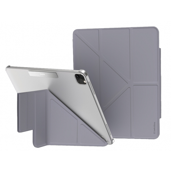 MagEasy Origami Nude Case for 12.9 inch iPad Pro / Drop Proof / Built-in Stand / Alaskan Blue
