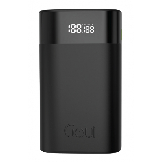 بطارية Premium 20 سعة 20 الف mAh من Goui / مع مدخلين تايب سي و مدخل USB  / قوة 65 واط