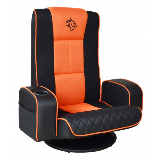 Porodo Predator Gaming Chair / With Cup Holder / Rotates 360 Degree ...