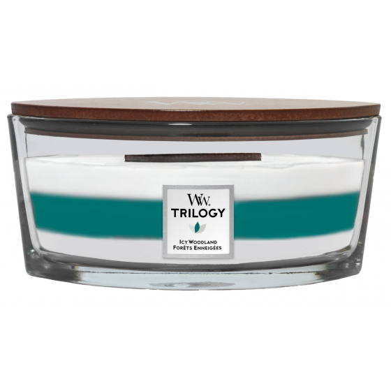Woodwick Scented Candle / Icy Woodland / Large 