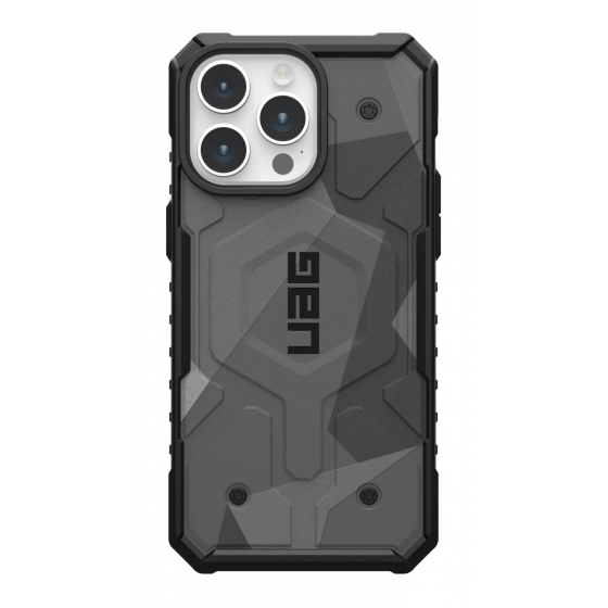 UAG Pathfinder SE Case for iPhone 15 Pro / Drop Resistant / MagSafe / Geo Camo
