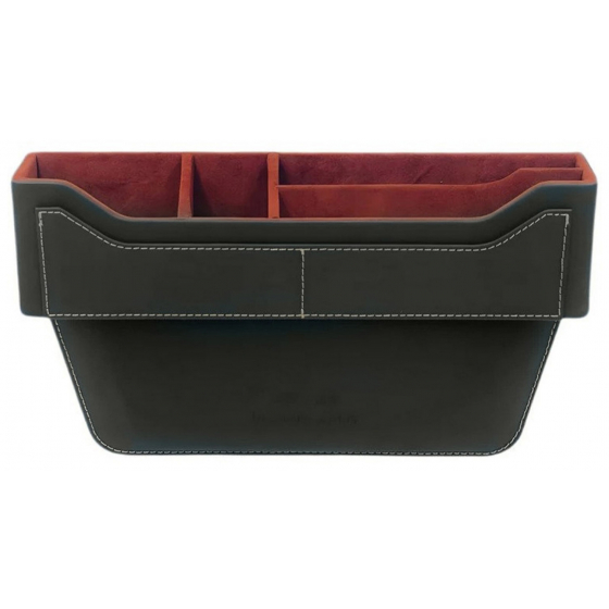 Car Organizer / Can Be Used Between Seats Or As A Box / Black