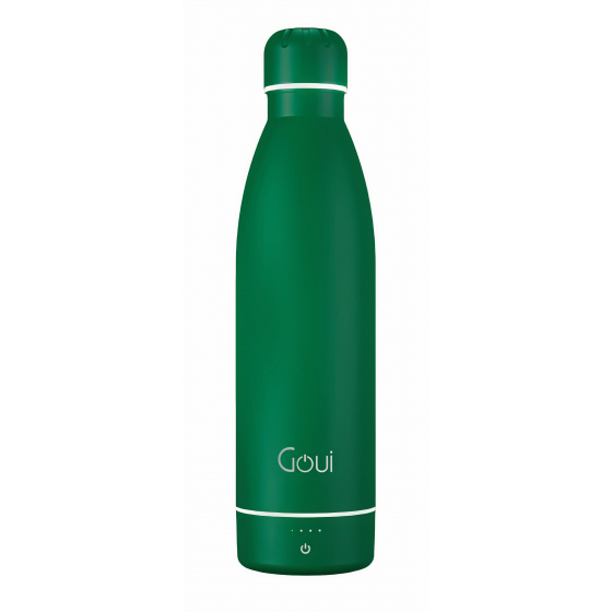 Goui Smart Water Bottle / Built-in Power Bank / Wireless Charging / 420ml / National Green