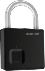 Green Biometric Security Lock / Waterproof / Black