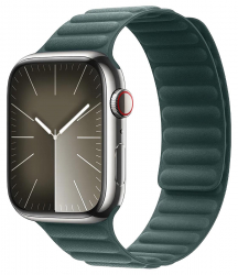 Magnetic Link Band by 974Bands for Apple Watch / Size 44 / 45 / 49 / Green