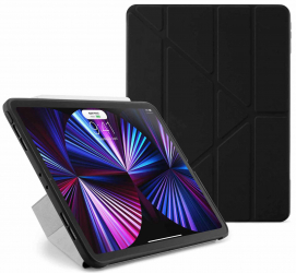 Pipetto  Origami No3 case /iPad Pro 12.9-inch / Drop-proof / Built-in stand / Gray