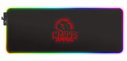 Marvo Mouse Pad / Fabric With RGB Lighting / Size XL