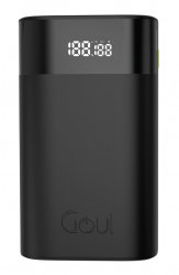 بطارية Premium 20 سعة 20 الف mAh من Goui / مع مدخلين تايب سي و مدخل USB  / قوة 65 واط