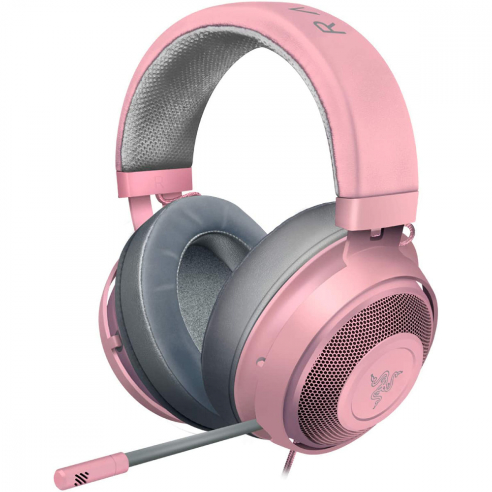 Razer Kraken Gaming Headset With Noise Isolating Microphone Pink