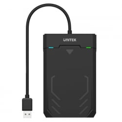 قطعة Unitek DiskGuard لتحويل الهارد دسك و ال SSD الداخلي الى خارجي / يعطيك سرعة عالية / اسود