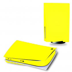 ملصق لتغيير لون البليستيشن 5 / PS5 / اصفر / يشمل التركيب