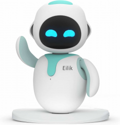 روبوت Eilik اللطيف و الذكي / يتفاعل باللمس / تقدر تلعب معاه Mini Games / ازرق