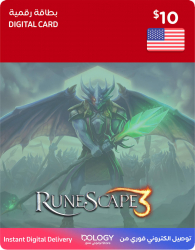 RuneScape 10 USD Digital Card