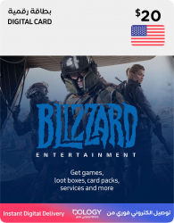  بطاقة Blizzard Battle.net قيمة 20 دولار / متجر امريكي / توصيل فوري