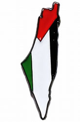 ستيكر من Sada / ملصق معدني / خريطة فلسطين  