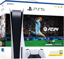 حزمة سوني بليستيشن 5 نسخة ال CD مع لعبة EA Sports FC 24