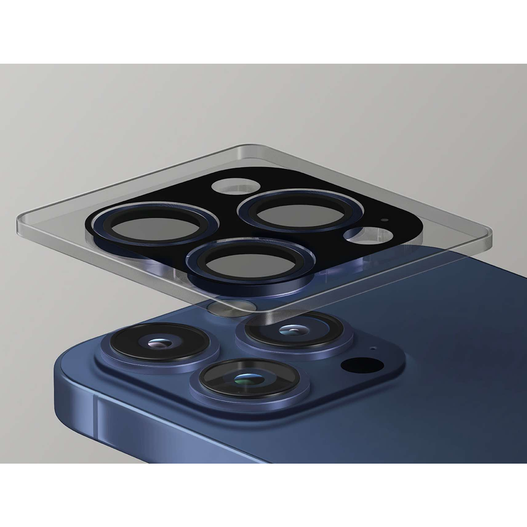 Optix Lens Protector for iPhone 15 Pro / DarkBlue