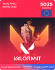 نقاط لعبة Valorant / 50 يورو / 5025 نقطة